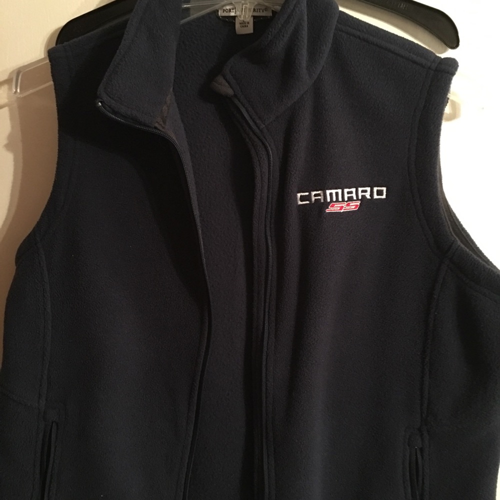 Ladies Large navy vest